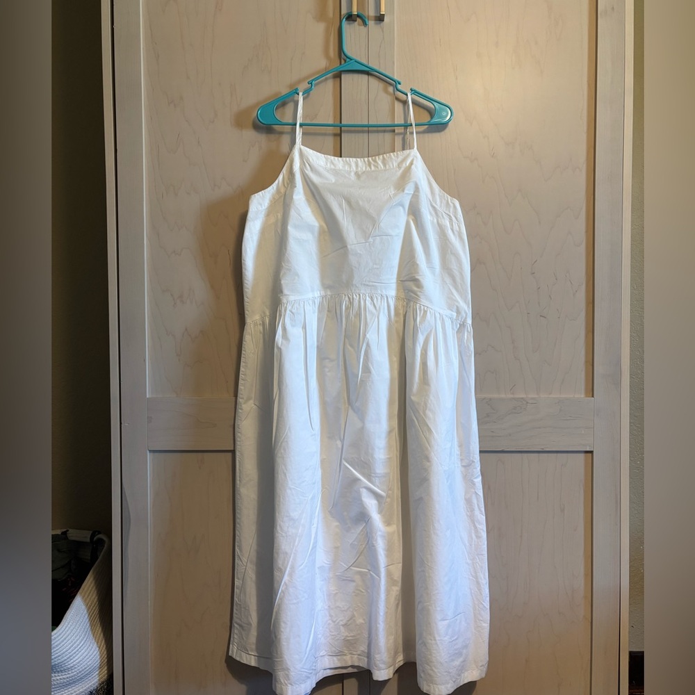 LOFT Ivory Sleeveless Dress